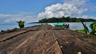 The Solentiname archipelago in lake Nicaragua