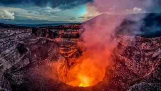 <b>Masaya volcano</b><br> one of the most active in Nicaragua
